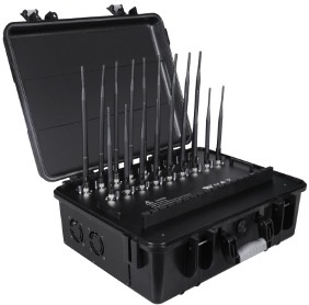  New briefcase 18 Antennas Plus All-in-One Full Bands Cell Phone Signal Jammer Blocking 2G 3G 4G 5G Remote Control GPS 5.2G 5.8G WIFI	